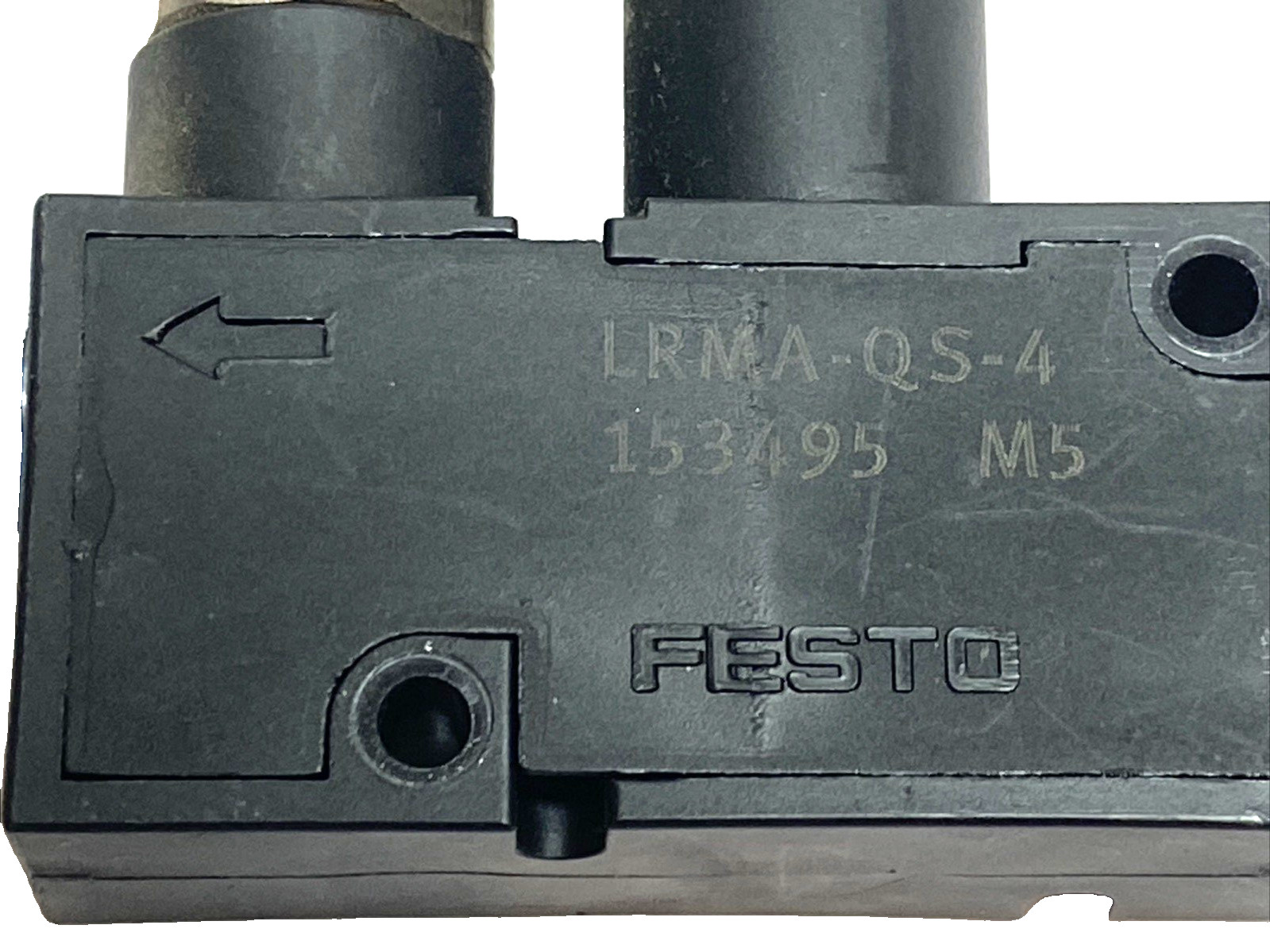 Festo LRMA-QS-4 Mini Pressure Regulator 1-8 Bar Gauge 153495 LOT OF 2