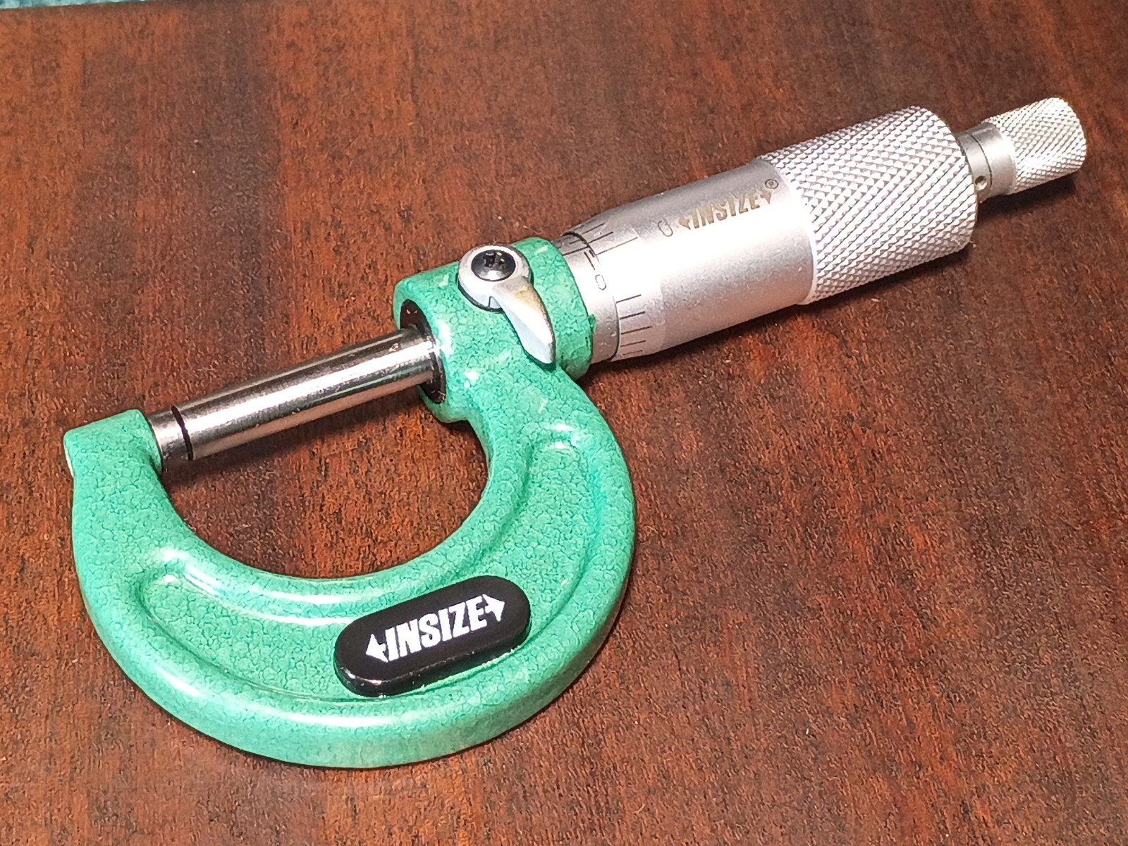 Insize Outside Micrometer 0-1″ Resolution 0.0001″ Model 3203-1 MPN 816564 W/Box