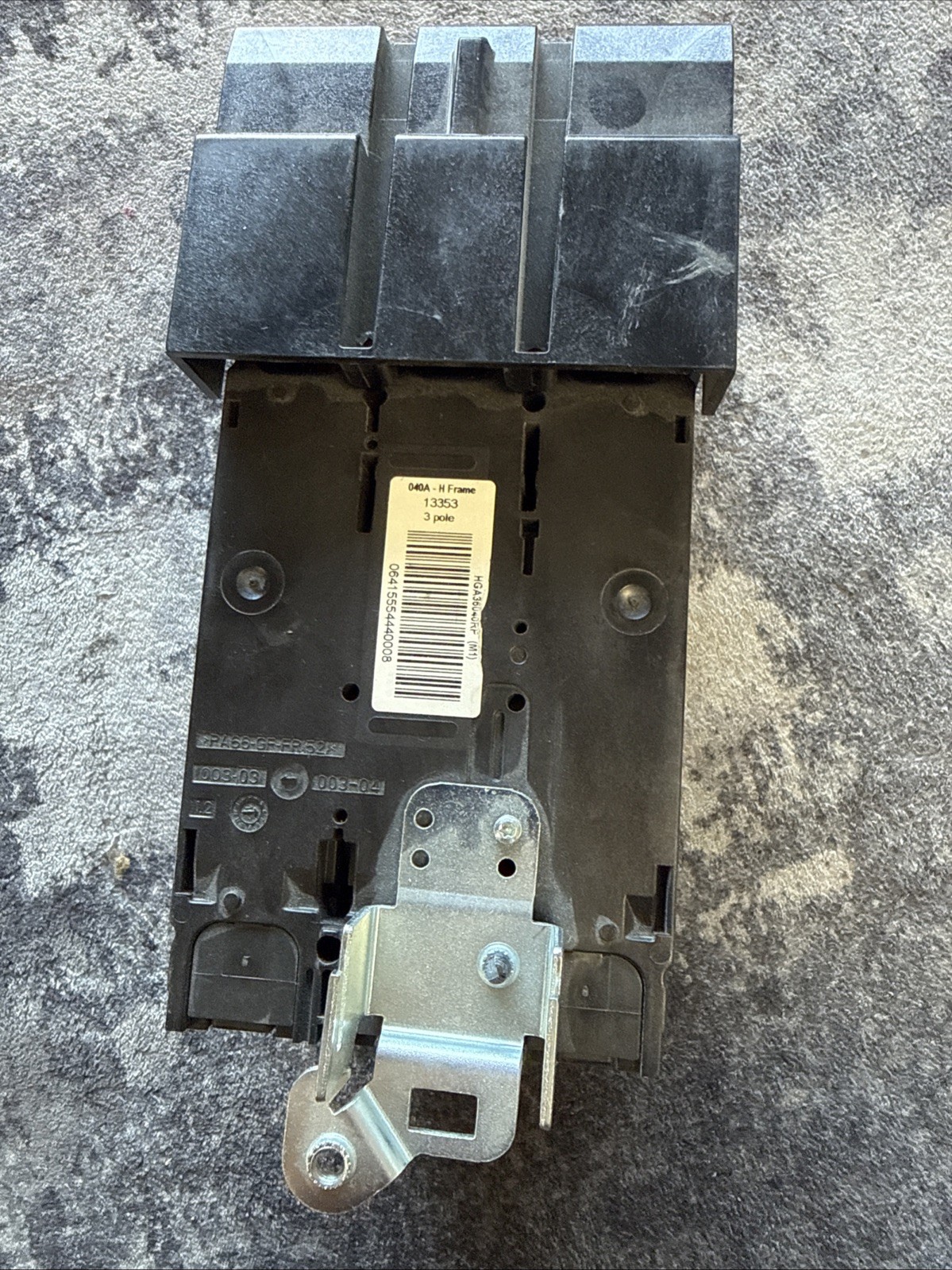 Square D HGA36040 40A 600V 3-Pole Main Circuit Breaker