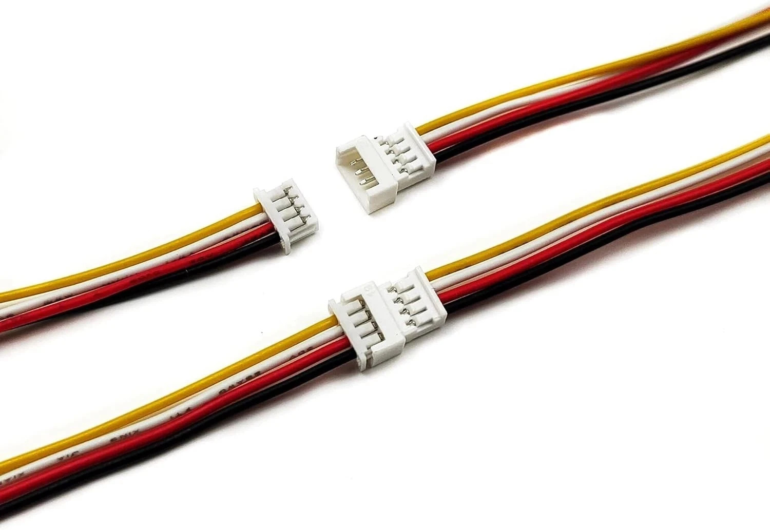 10 Pairs JST 1.25Mm 4 Pin Micro Electrical Male and Female Connector Plug with 1