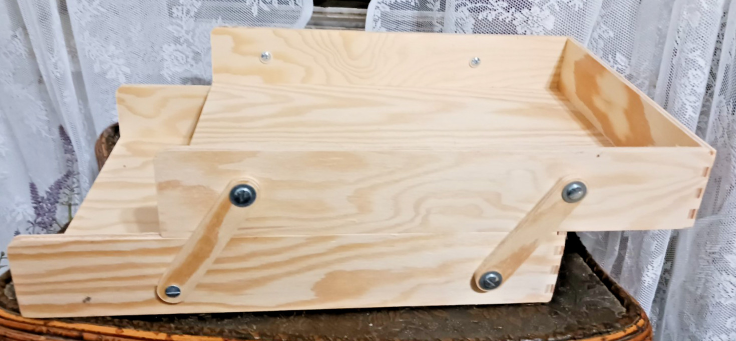 New IKEA KLAMMEMACKA Desk Organizer Letter Tray Natural Plywood 504.288.20