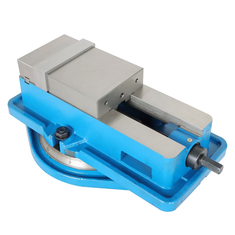 4” Lockdown Vise Precision CNC Milling Machine Bench Clamp With 360 Swivel Base