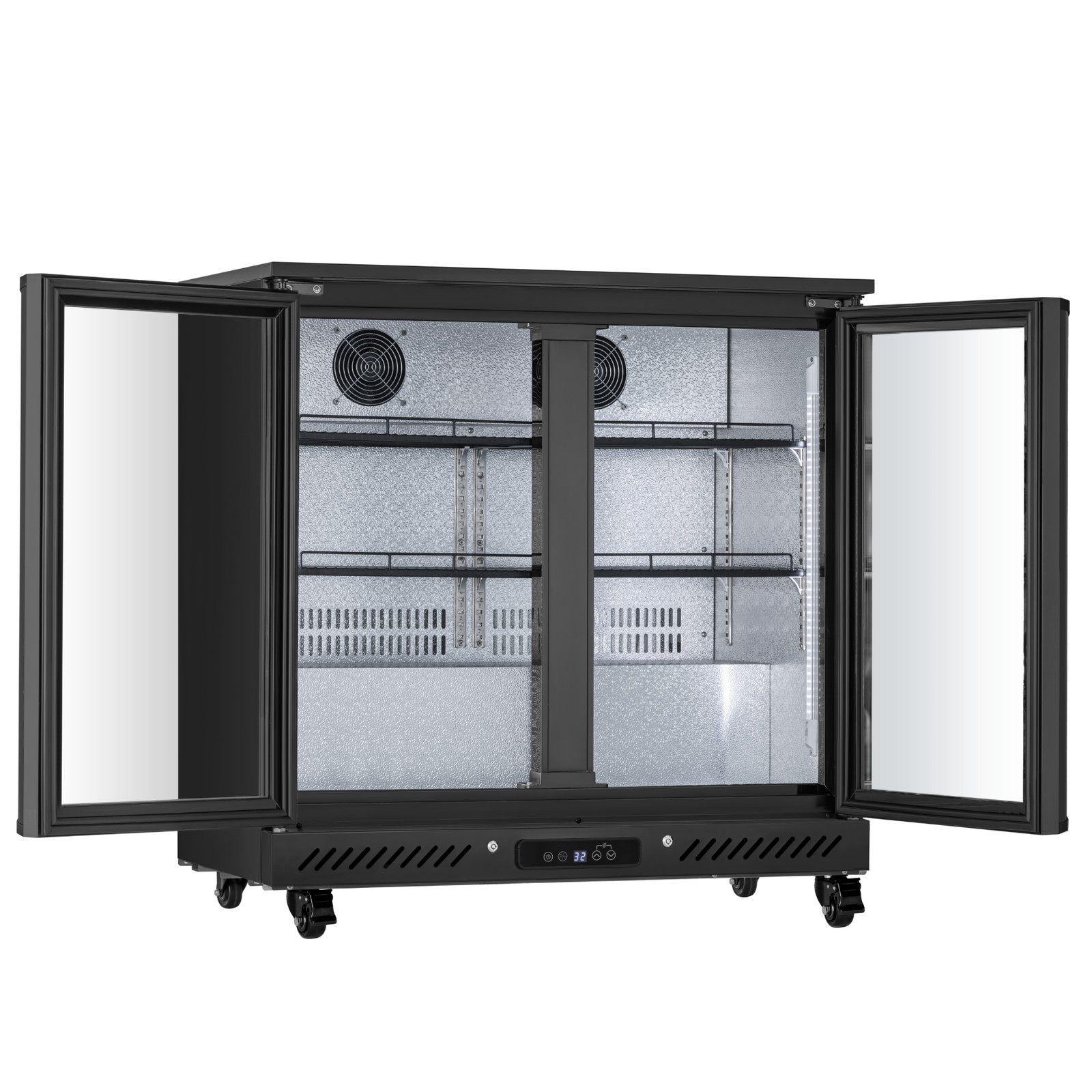 Yeego 6.5 Cu.Ft Back Bar Cooler Commercial Beverage Refrigerator Under Counter