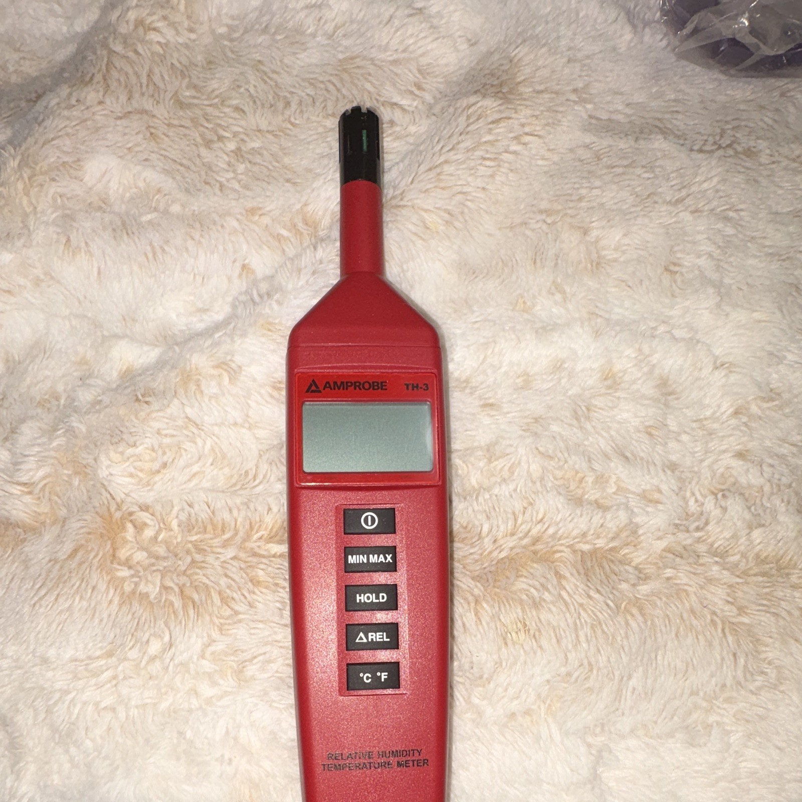 Amprobe TH-3 Digital Humidity & Temperature Meter Hygrometer -20°C to 60°C