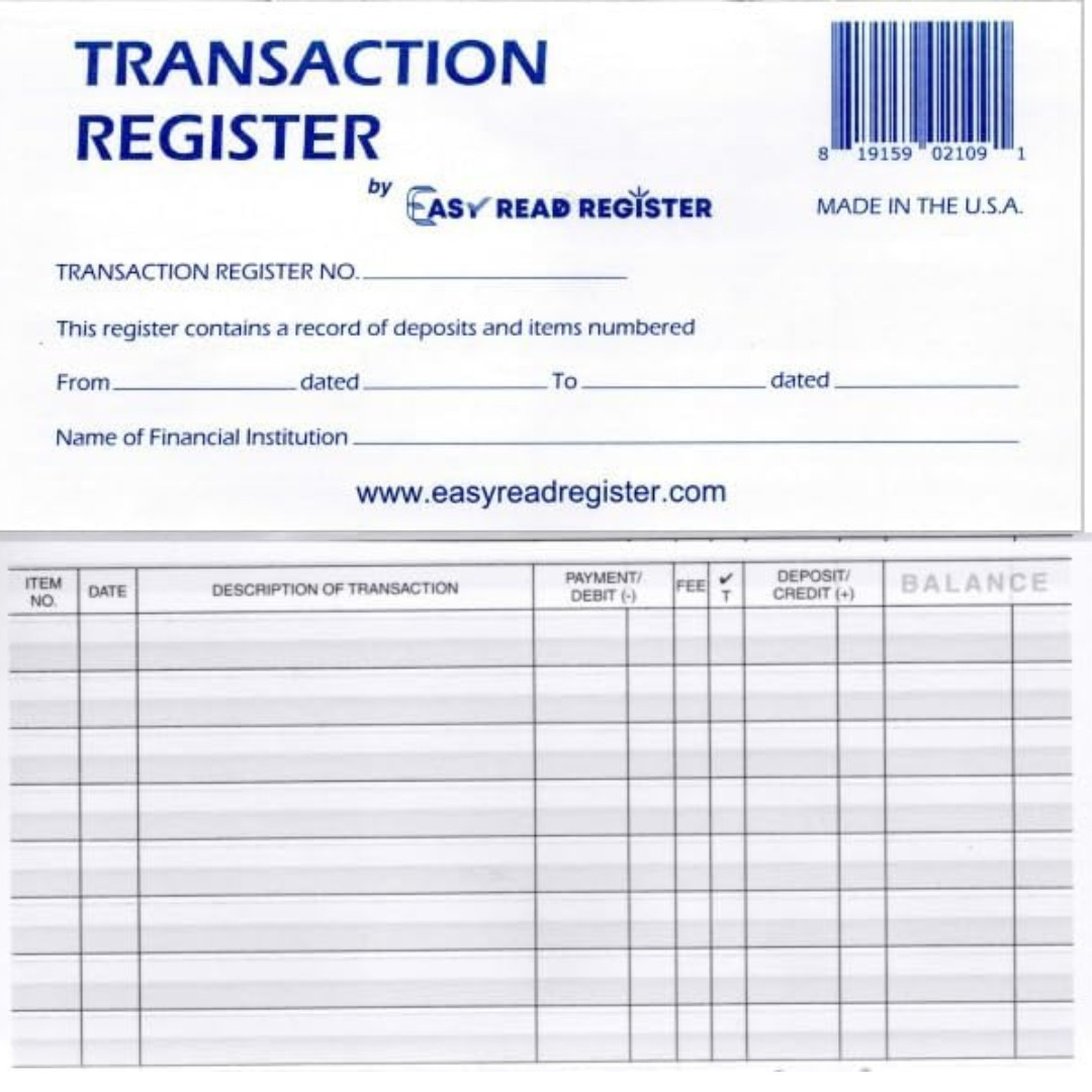 12 Checkbook Transaction Registers 2025-2026-2027 Calendars Check Book Bank …