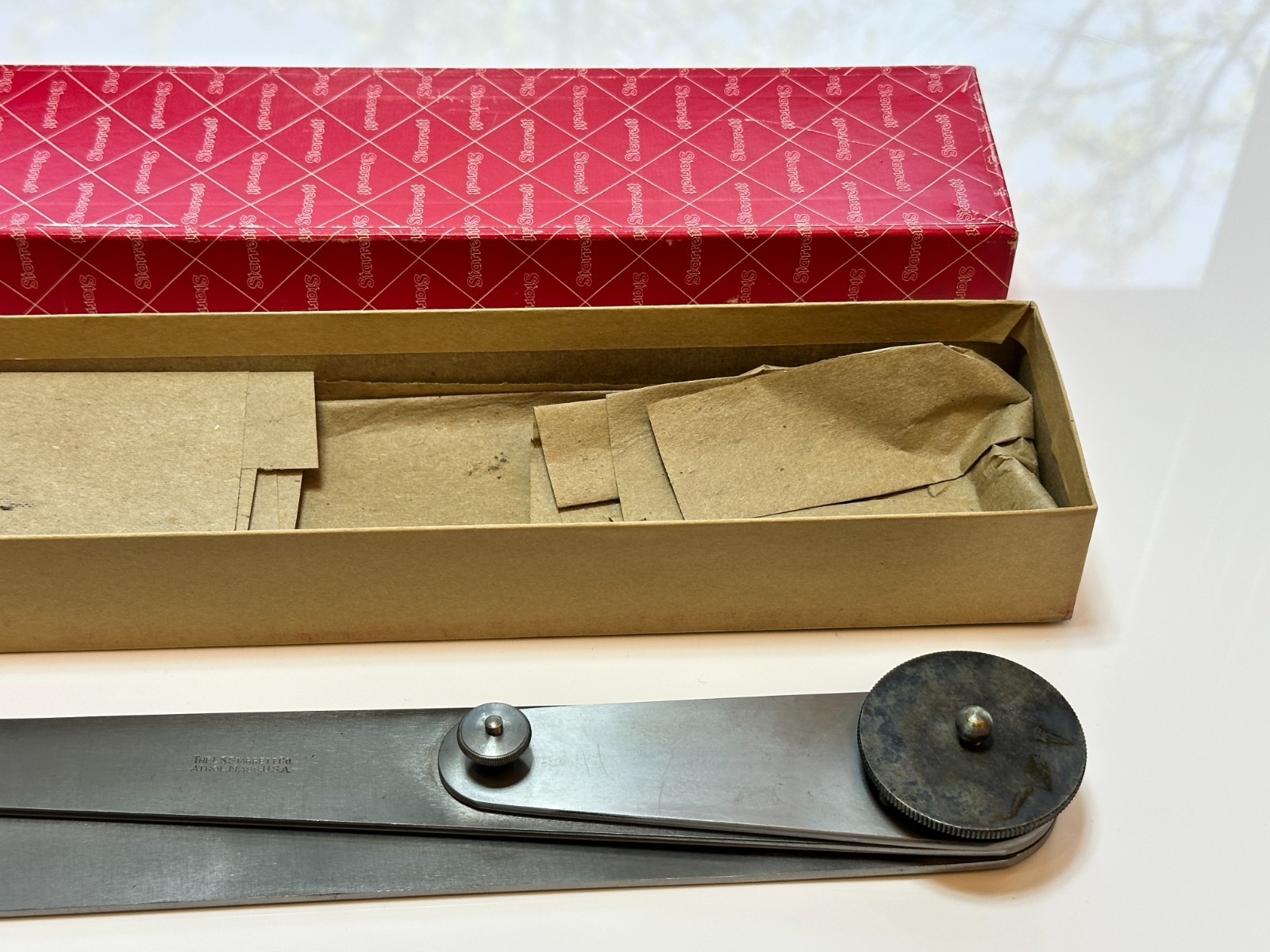 NEW Starrett Tools USA No. 39 (EDP 50259) LOCK Joint Inside Caliper 18” Long