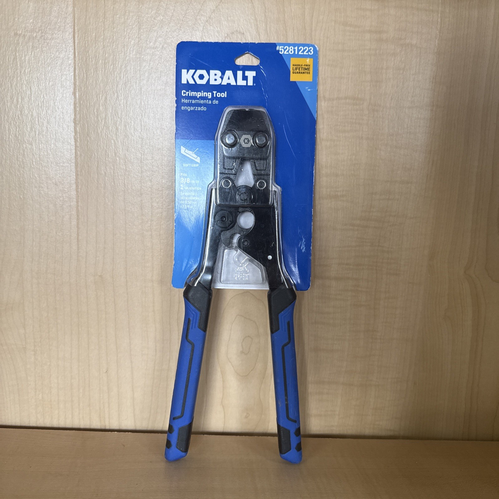 KOBALT 3/8″ – 1″ HANDHELD CRIMPING TOOL – NEW, # 5281223