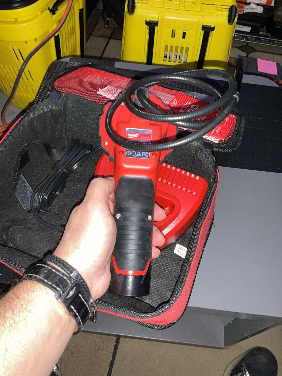 NEW Milwaukee M12 M-Spector 360 Kit with Case, & Charger (2313-21) W Battery