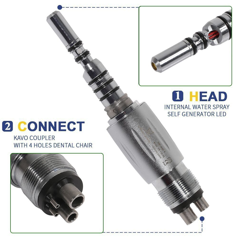 Dental LED Quick Coupler Coupling 4 Hole / 6 Hole for Fiber Optic Handpiece
