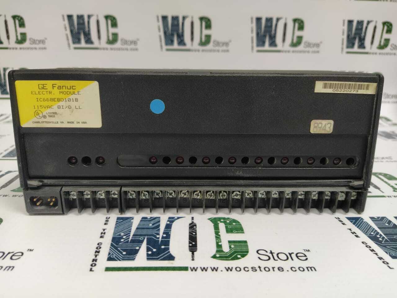 IC660EBD101B IC660TSD100B GE FANUC INPUT OUTPUT MODULE