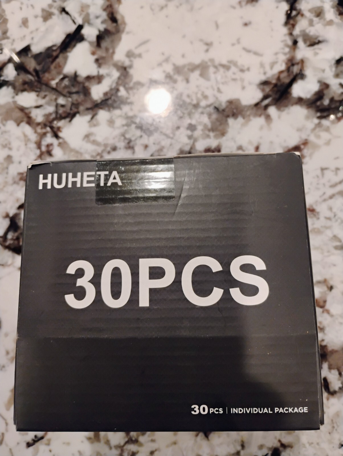 HUHETA KN95 Face Masks 30 Pack Individually Wrapped 5-Ply Multicolor GB2626-2019