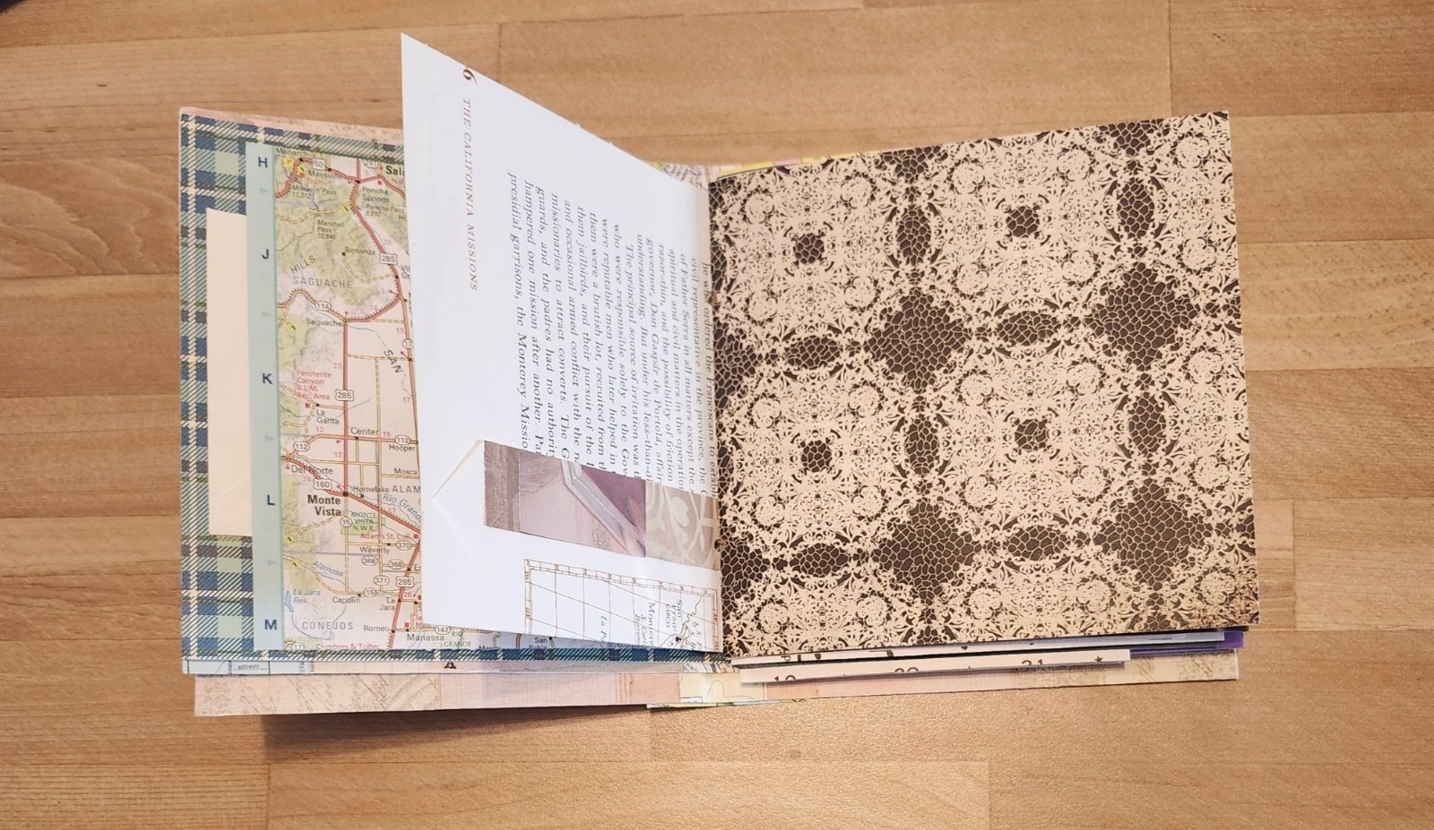 Junk Journal Travel Theme Handmade 54 pages