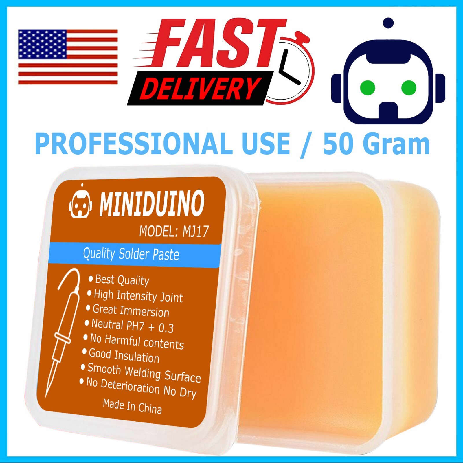 50g Soldering Flux Paste Solder Welding Rosin Grease Cream for Phone PC Circuit