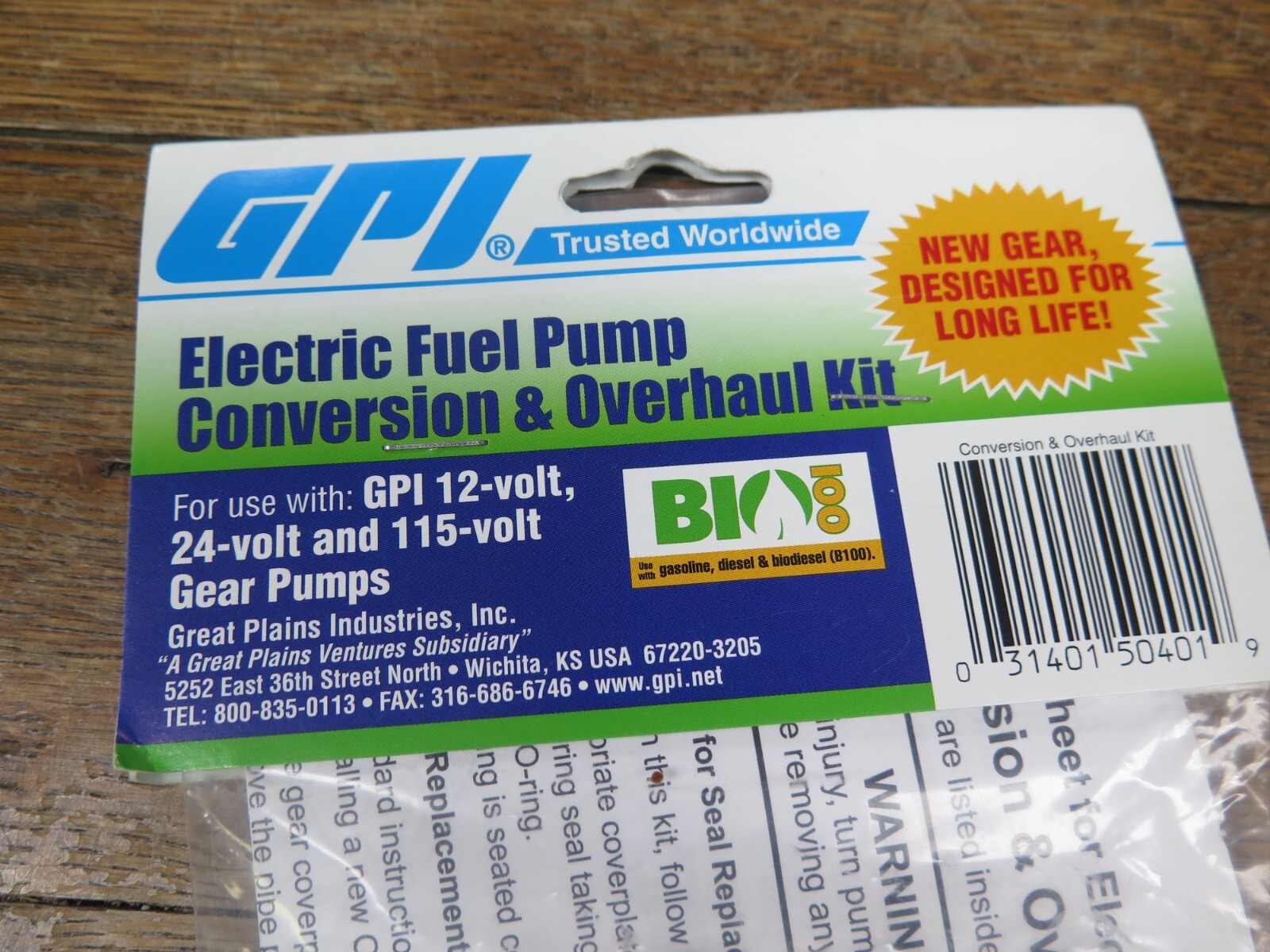 2 NEW GPI Fuel Pump Overhaul & Conversion Kit 110504-1 NEW