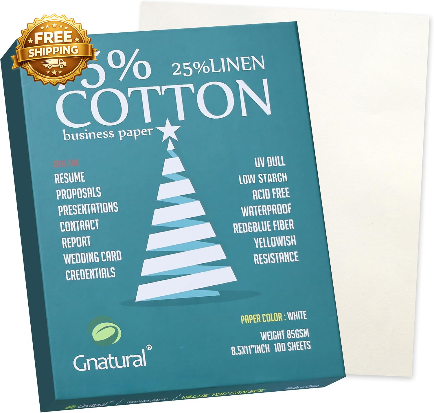 75 Cotton 25 Linen Business Paper 85Gsm 8 5 11 Inkjet Printer Paper