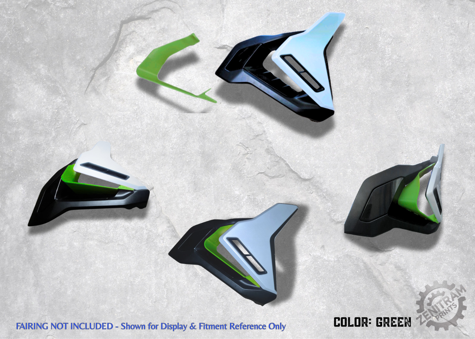 Claw Series Clip On Triumph Tiger 900 Air Deflectors- UK
