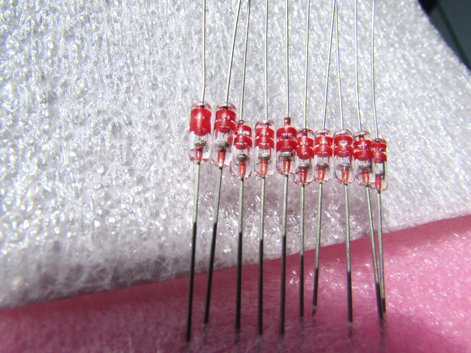 D9B USSR Germanium Detector Glass Diode 10V 40ma 100KHz (10pcs) Ships NOW U.S.A.