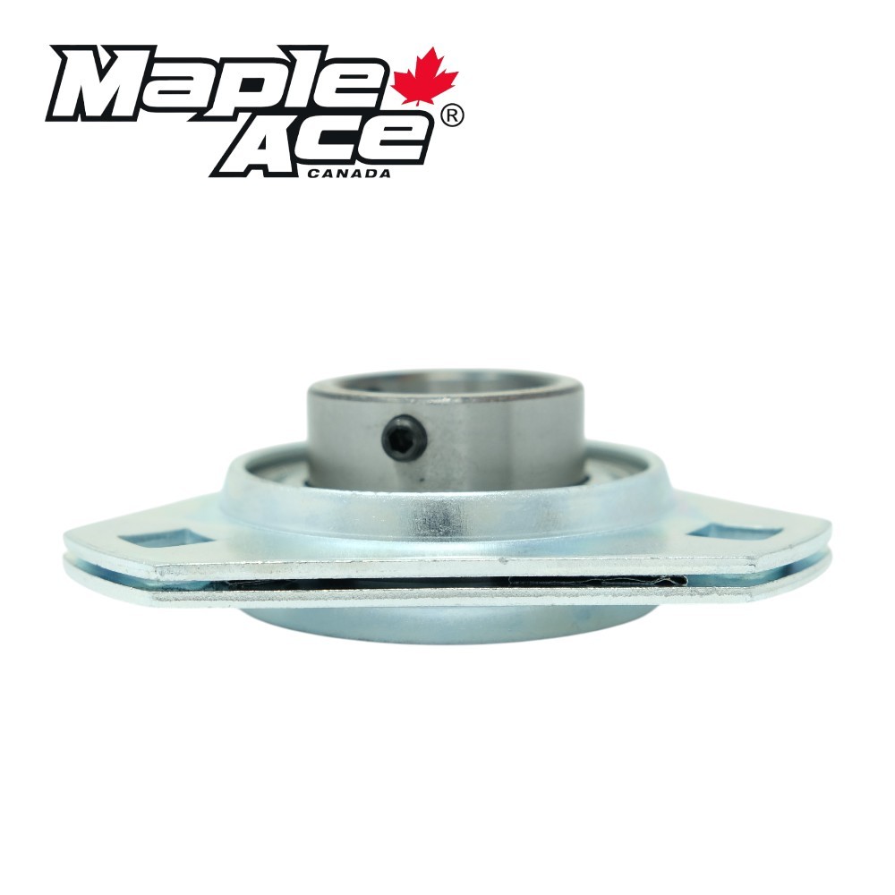 SBPFT204-12 Pressed Steel Housing Triangle Flanged 3-Bolt w/ Insert Bearing 3/4″