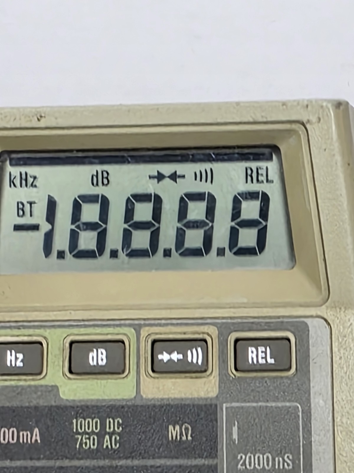 Fluke 8060A True RMS Multimeter With Leads Working
