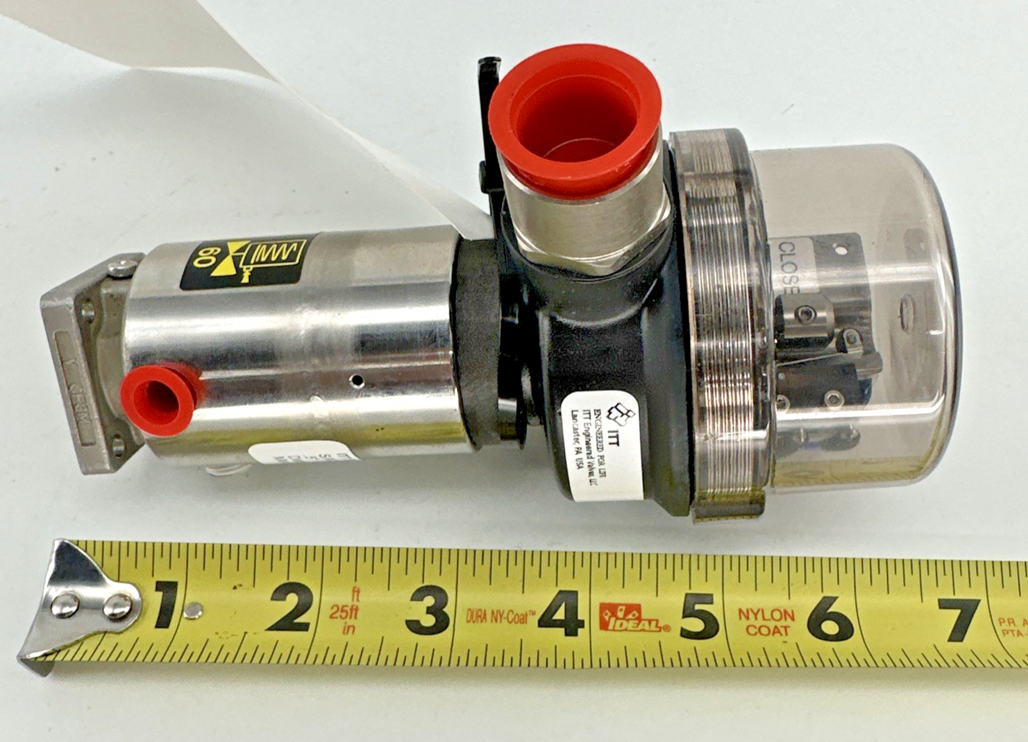 ITT Engineered Valves AXS26S .5” Diaphragm Valve EPDM 90 PSI, NOS Medical Lab