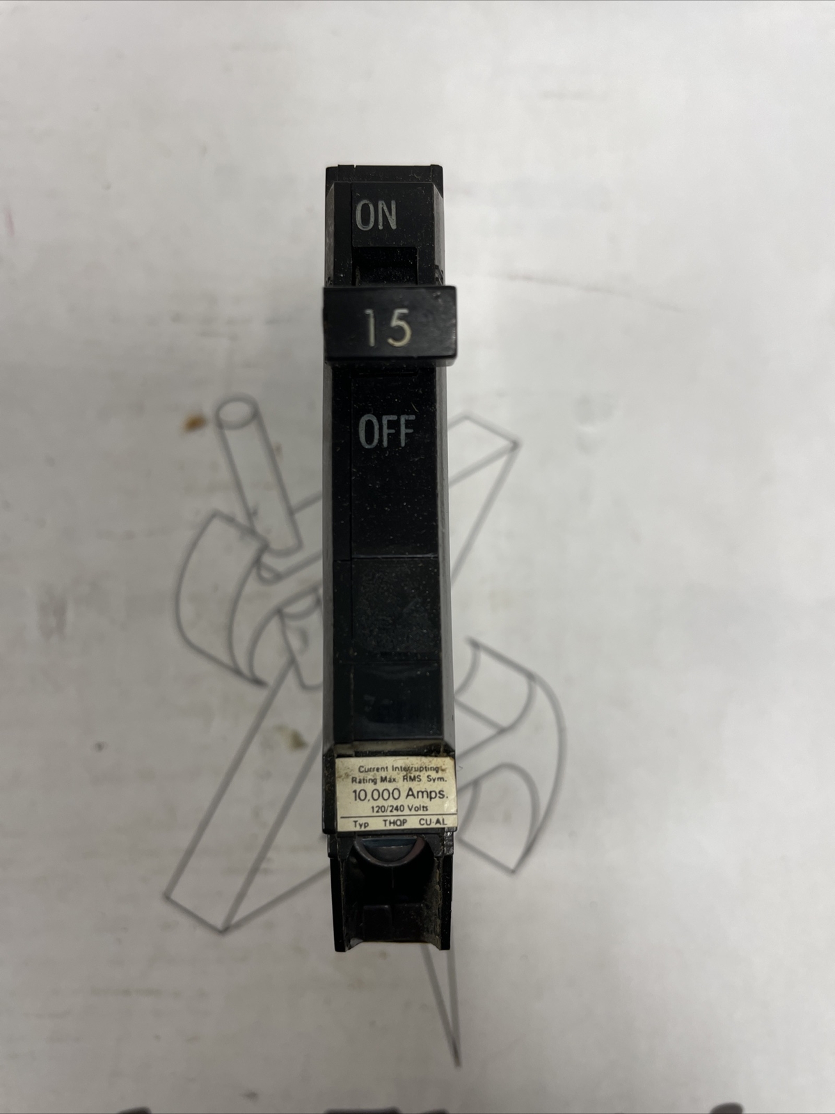 General Electric TQP115 – 15 Amp 1 Pole 120/240V Circuit Breaker Slim Line