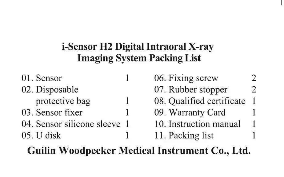 Woodpecker i-Sensor H2 Digital Sensor RVG Size 2
