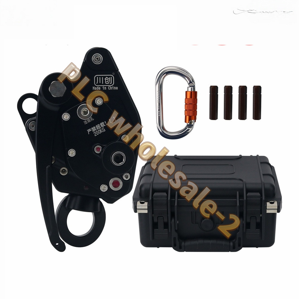CCS-Ultra Ascent Descent Device Ascender Descender with 200kg Load&Swivel Mode
