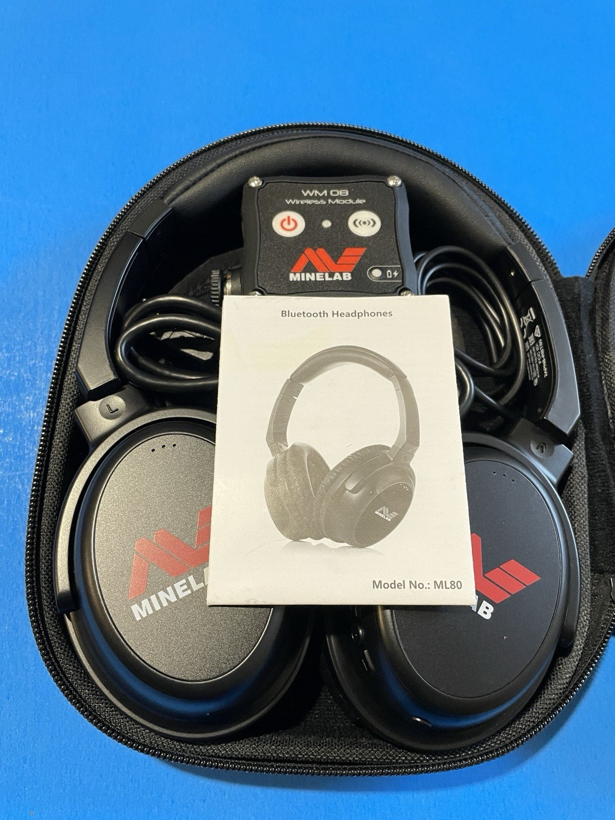 Minelab ML85 Wireless Headphones Module WM 08 for Metal Detector