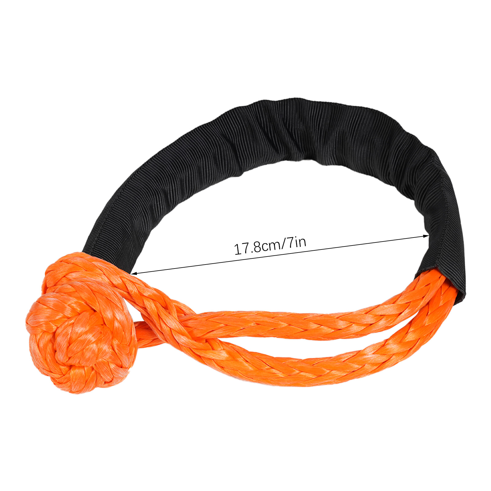 2 PCS 6.8T Soft Shackles Soft Shackle Ropes For Towing Vehicles Or Vessels
