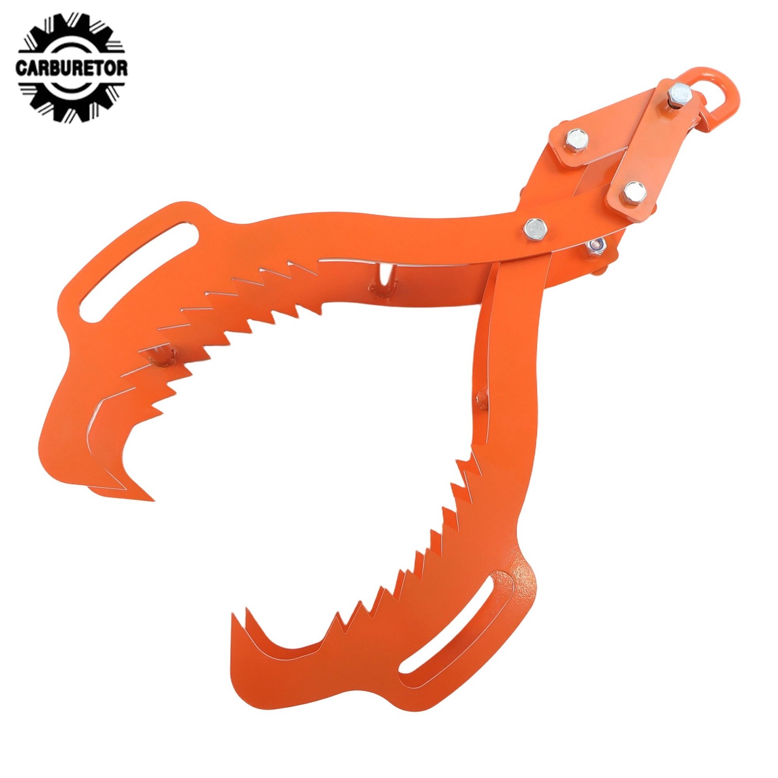32 in Log Lifting Tongs 4 Claw Steel Swivel Dragging Tongs For Lifting & Felling