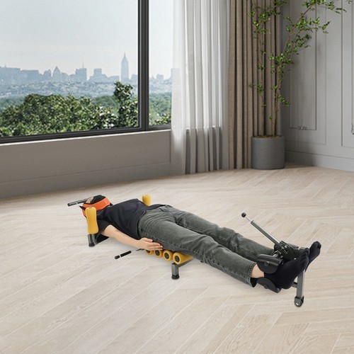 150kg/330.7lbs Back Traction Bed, Lumber Spine Traction Table, Dual-way Traction