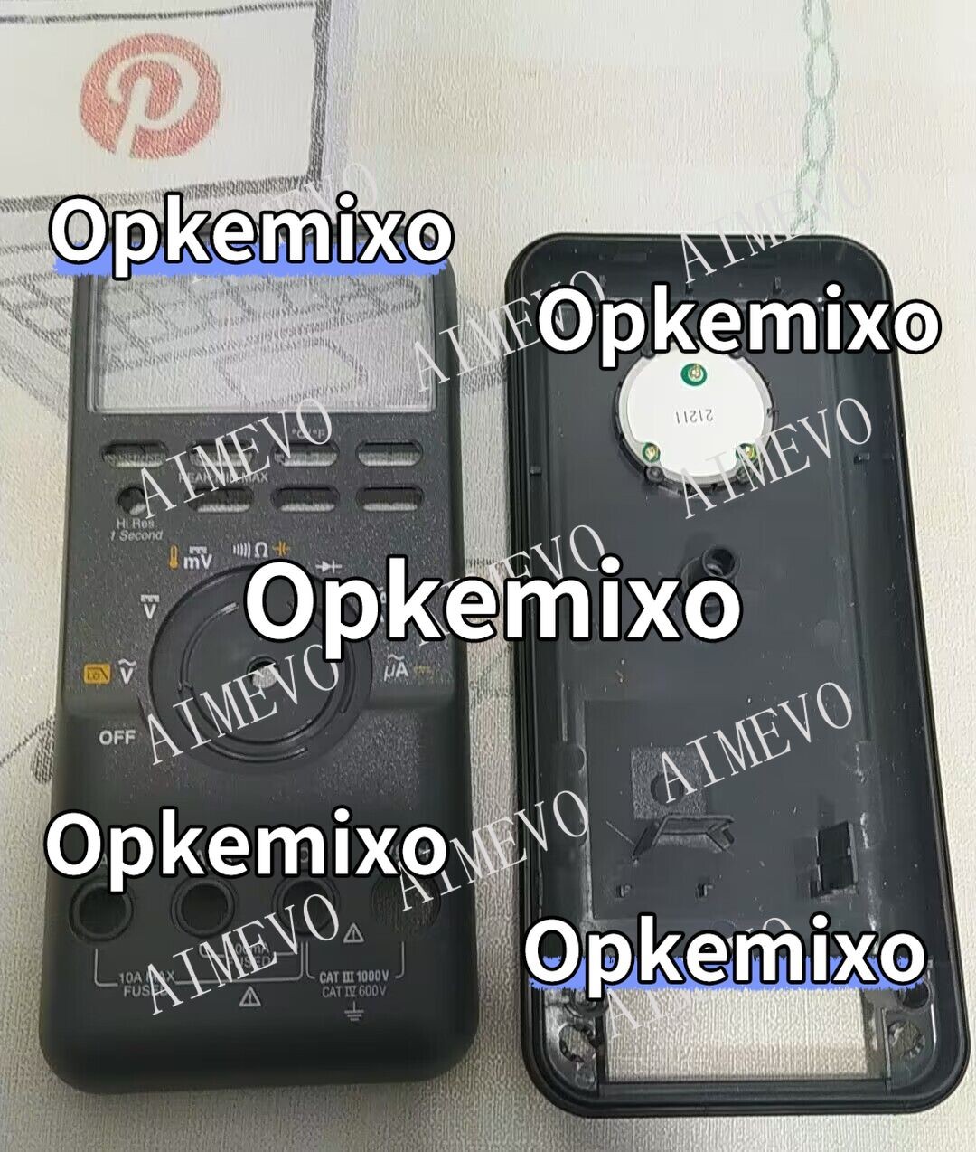 1 SET Fluke 87V 87-V 87-5 Front Case Top Cover+ Back Bottom Cover Case