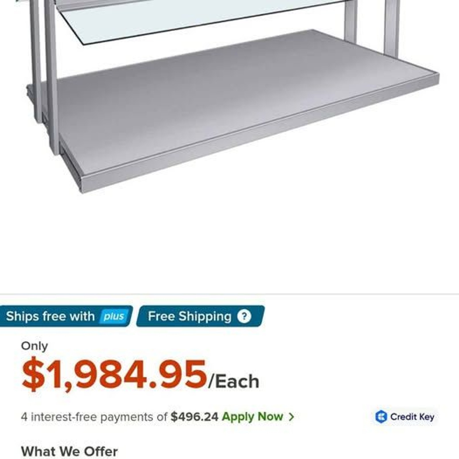 Hatco GRBW-48 48″ Glo-Ray Buffet Warmer with Infinite Controls – 120/208V, 2040W