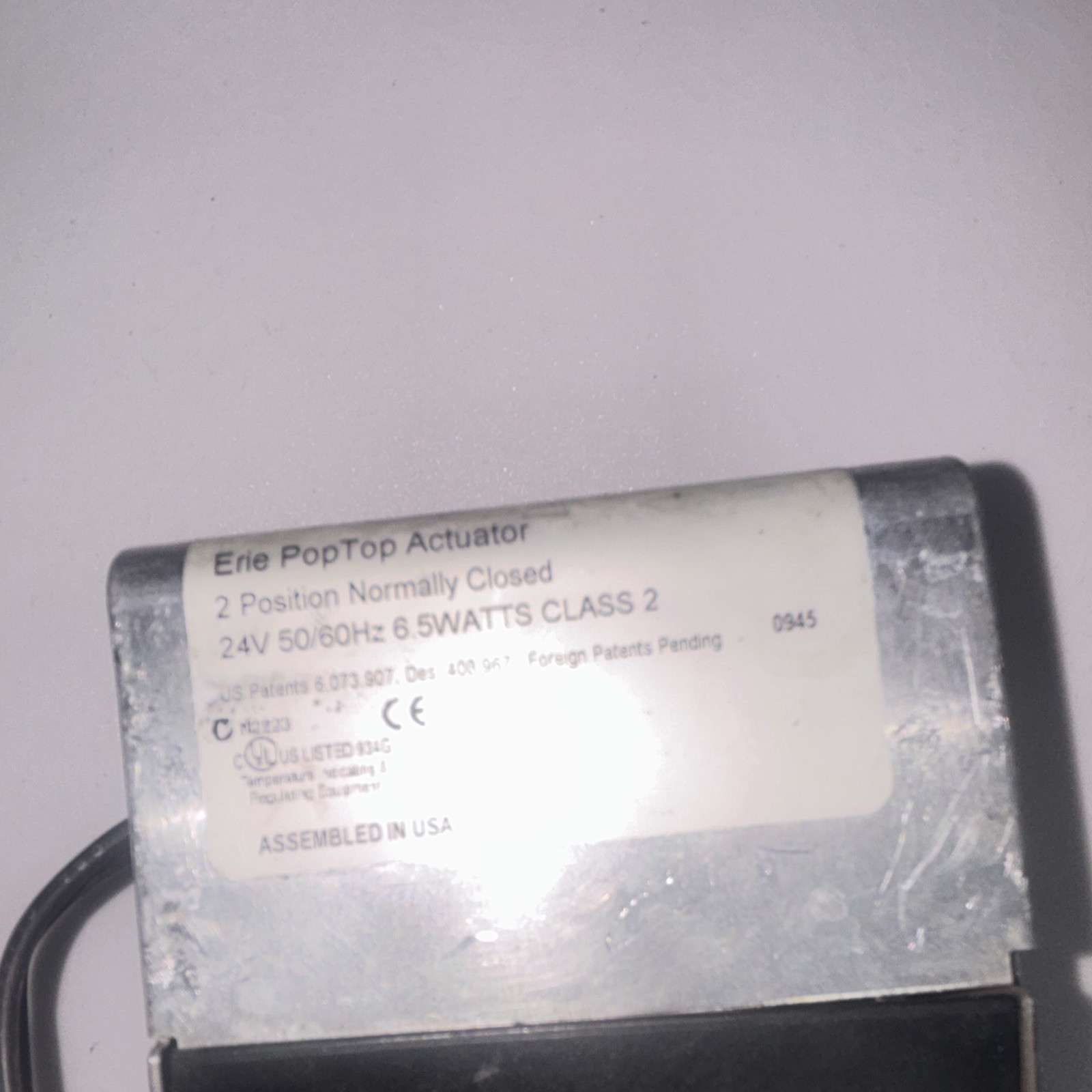 Motorized Valve