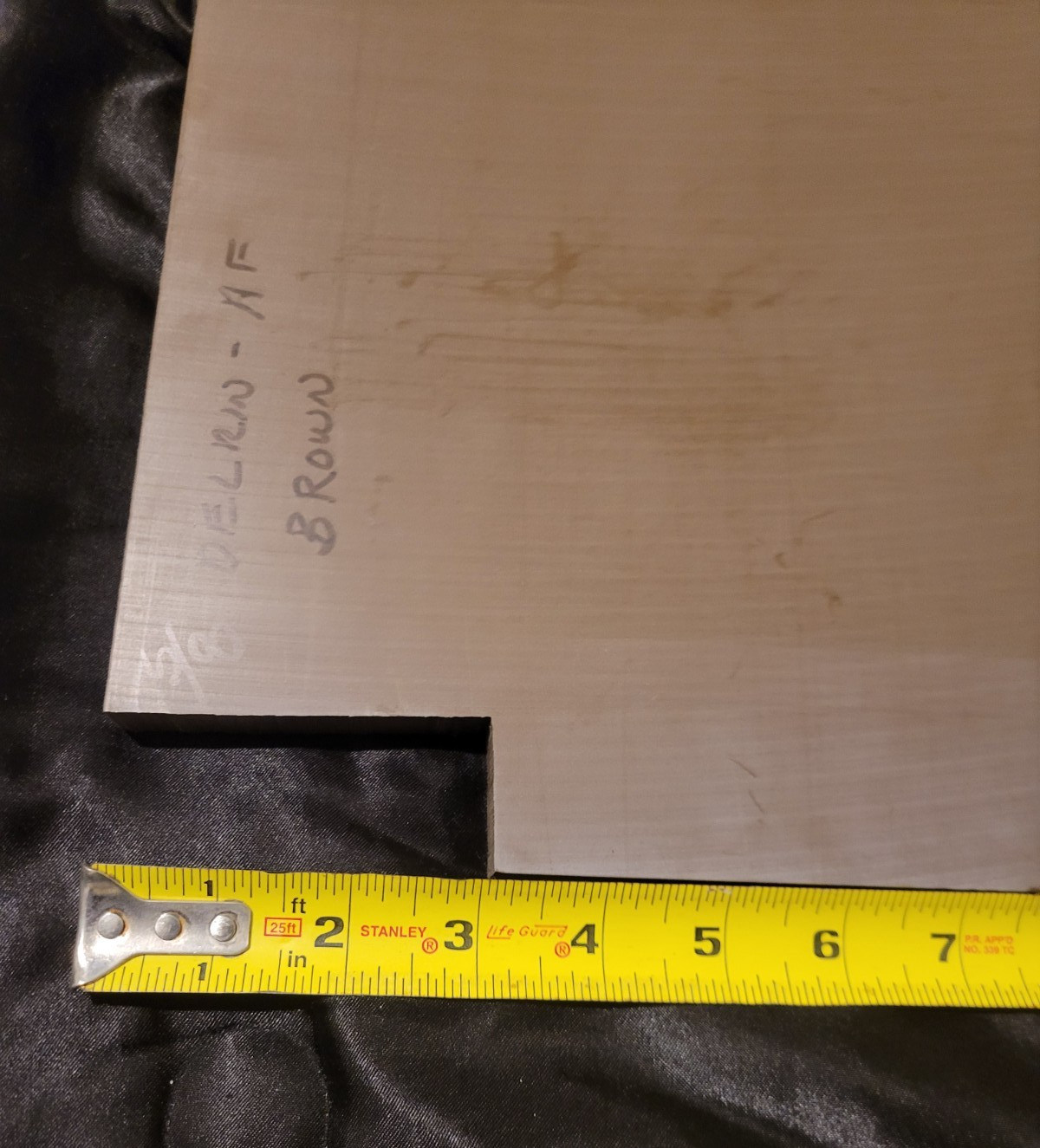 Delrin AF 5/8 x 8 3/4 x 12″ ( .625 x 8.750 x 12.000) INV#X-106