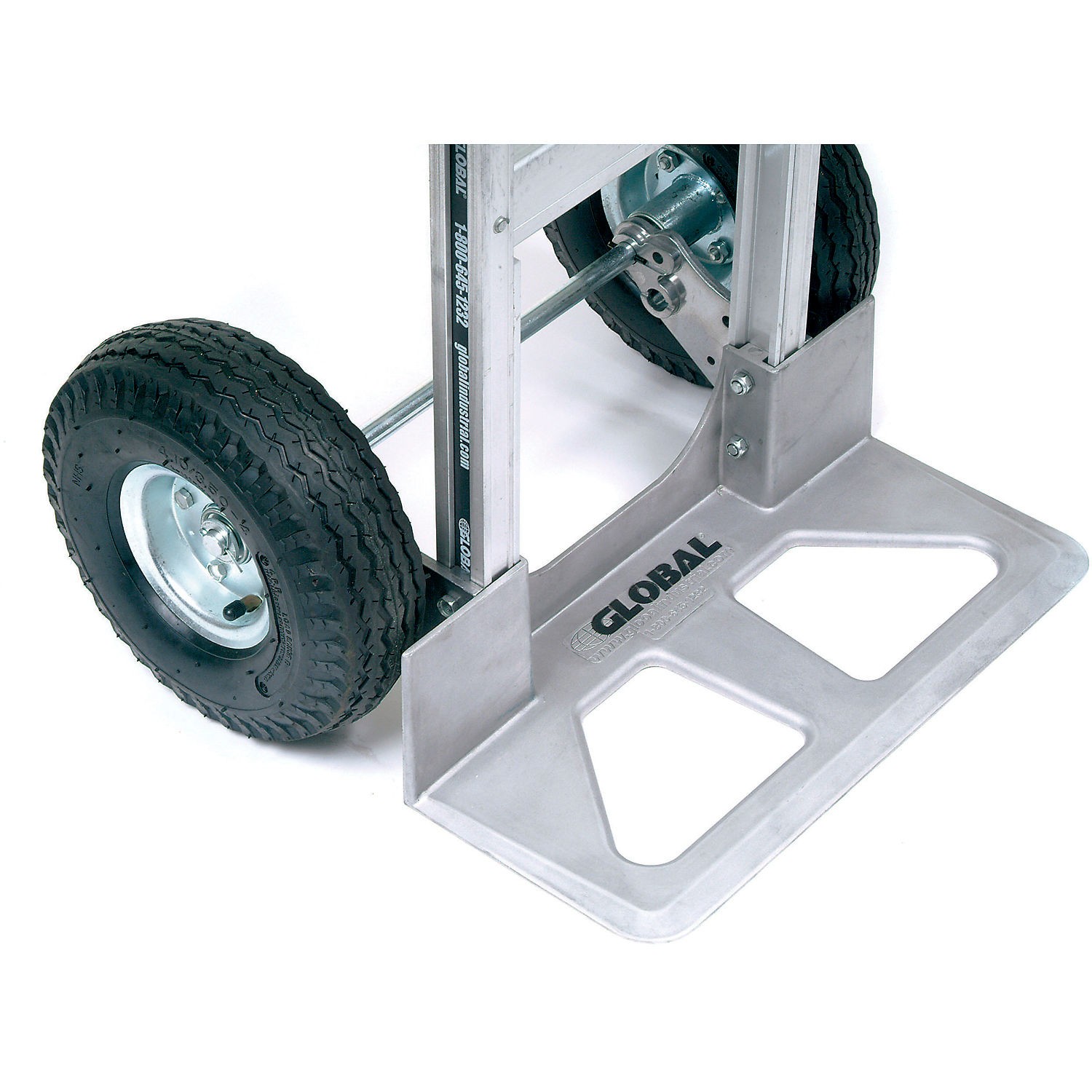Aluminum 2-in-1 Convertible Hand Truck with Pneumatic Wheels – Senior