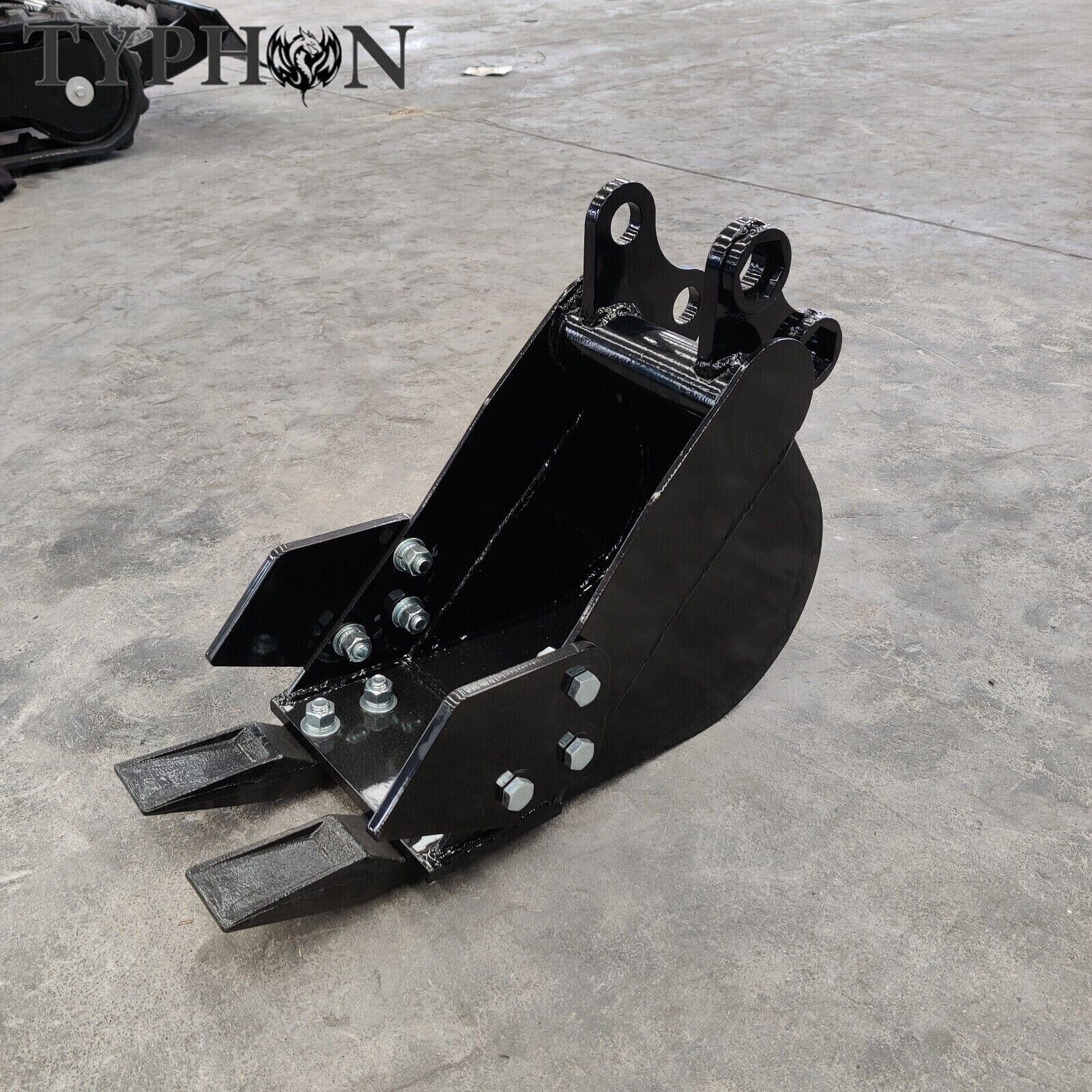 TYPHON Narrow Bucket 200mm 7.87′ Trenching Buckets Attachment For Mini Excavator