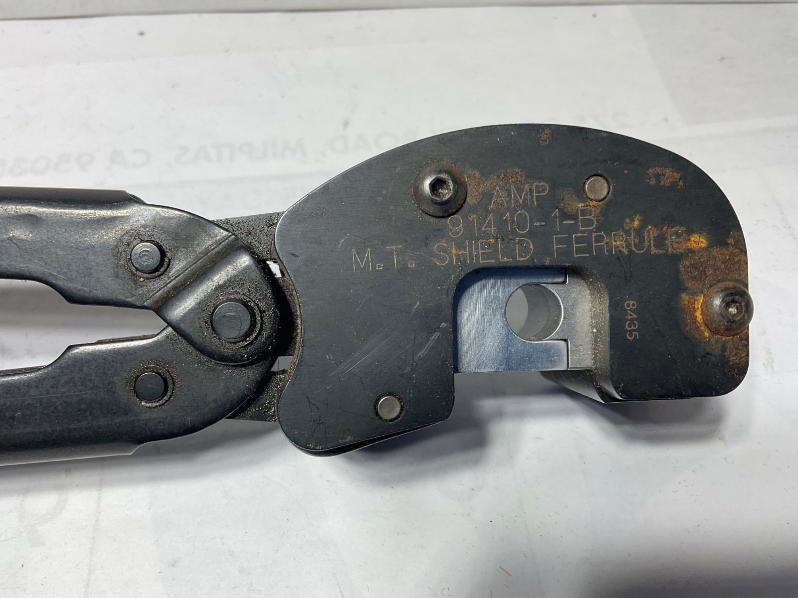 AMP 91410-1-B Hand Crimp Tool – Parts only