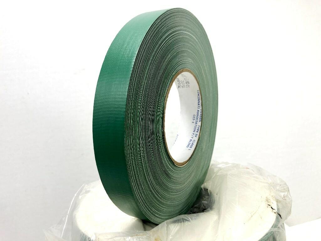 Duct Tape, Waterproof- Dark Green 1″ x 60 yards Roll