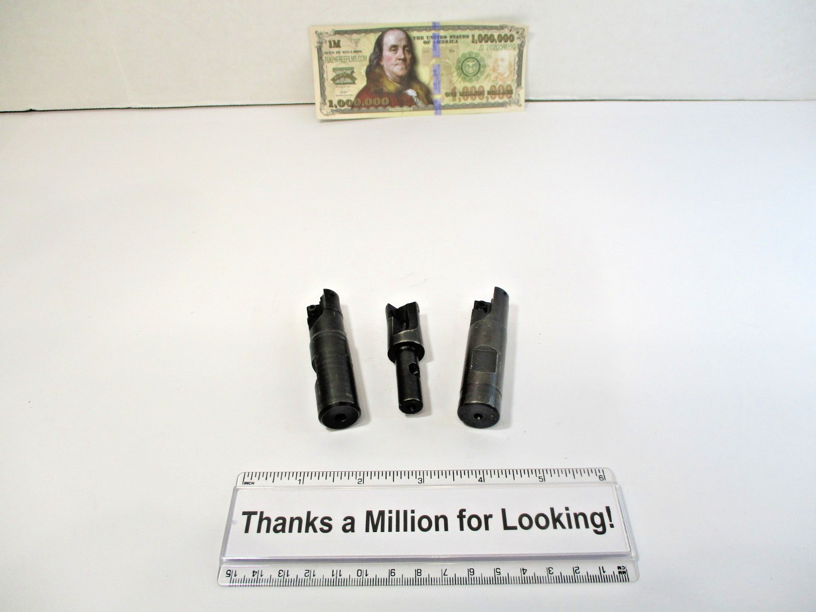 (3) Different Indexable Insert END MILLS Mill for Parts or You Locate Inserts