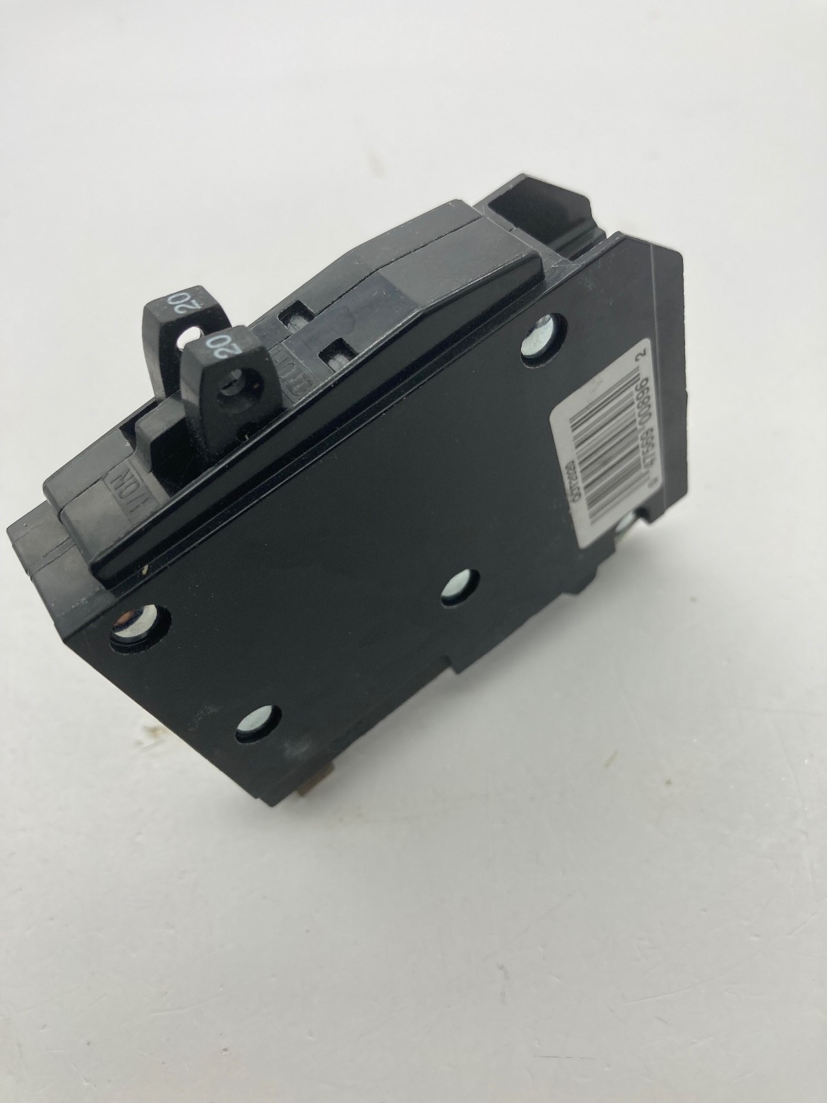 Square D QOT2020 1 Pole Twin 20A 120V Plug In Tandem Metal Hook Circuit Breaker