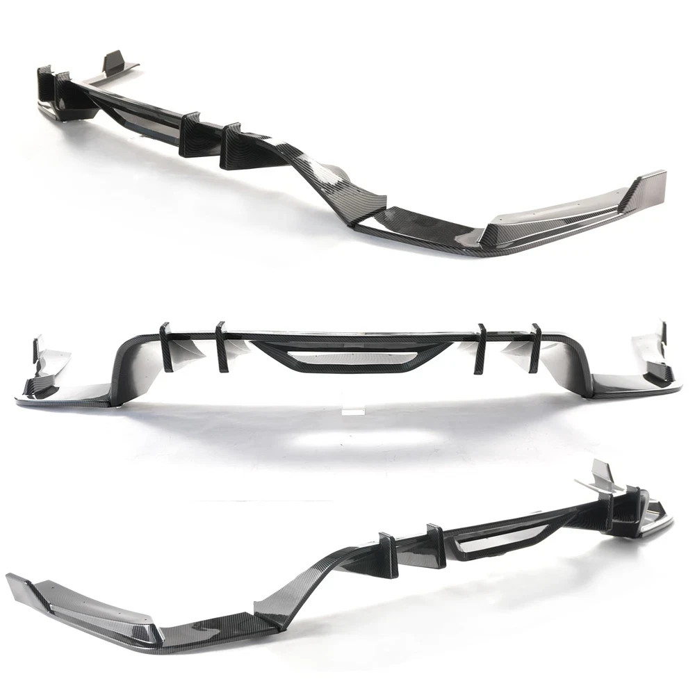 Rear Bumper Diffuser for Mustang 2015-2017 Spoiler Splitter Carbon Fiber