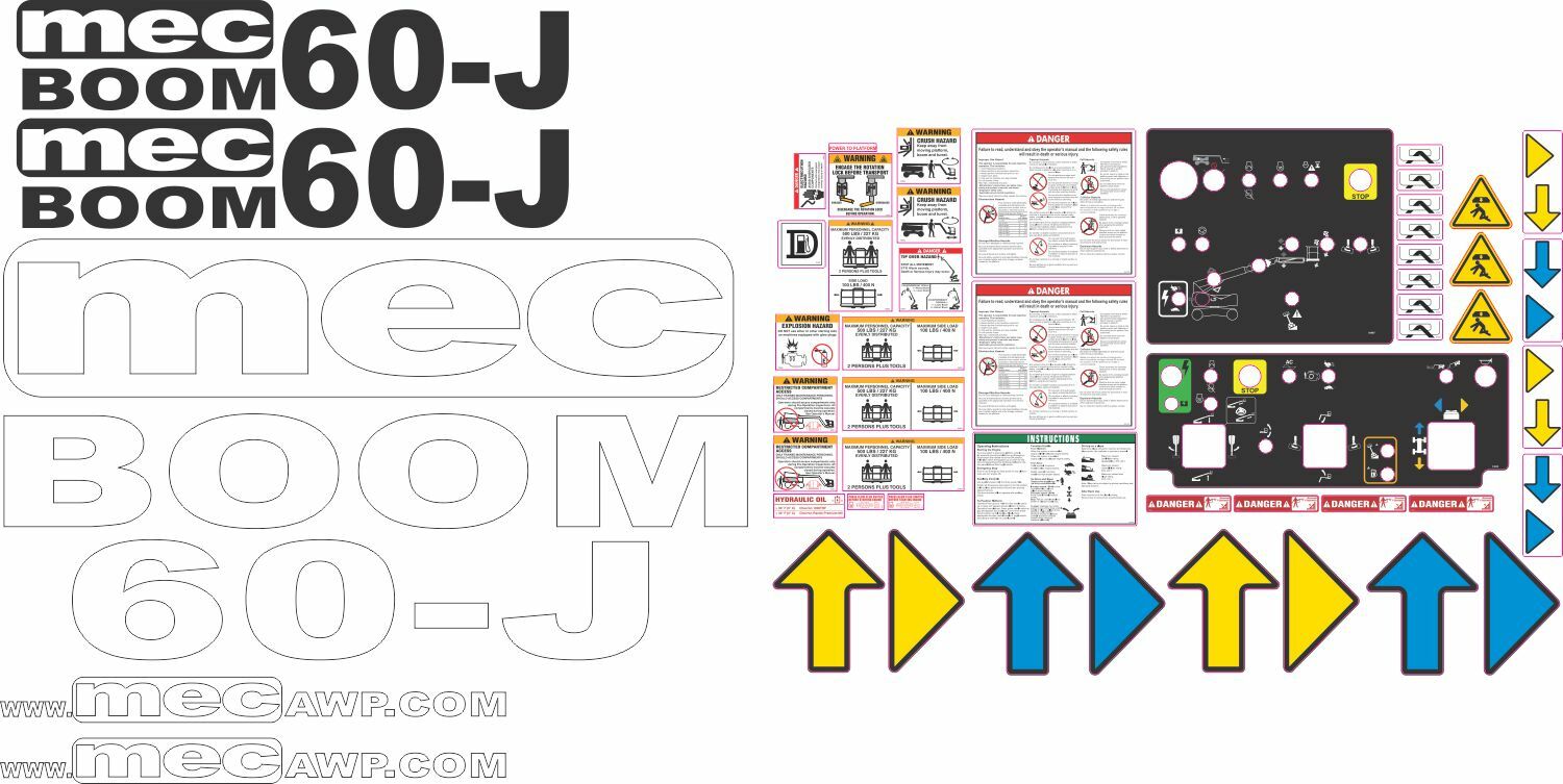 MEC Boom 60-J Aftermarket Decal Kit