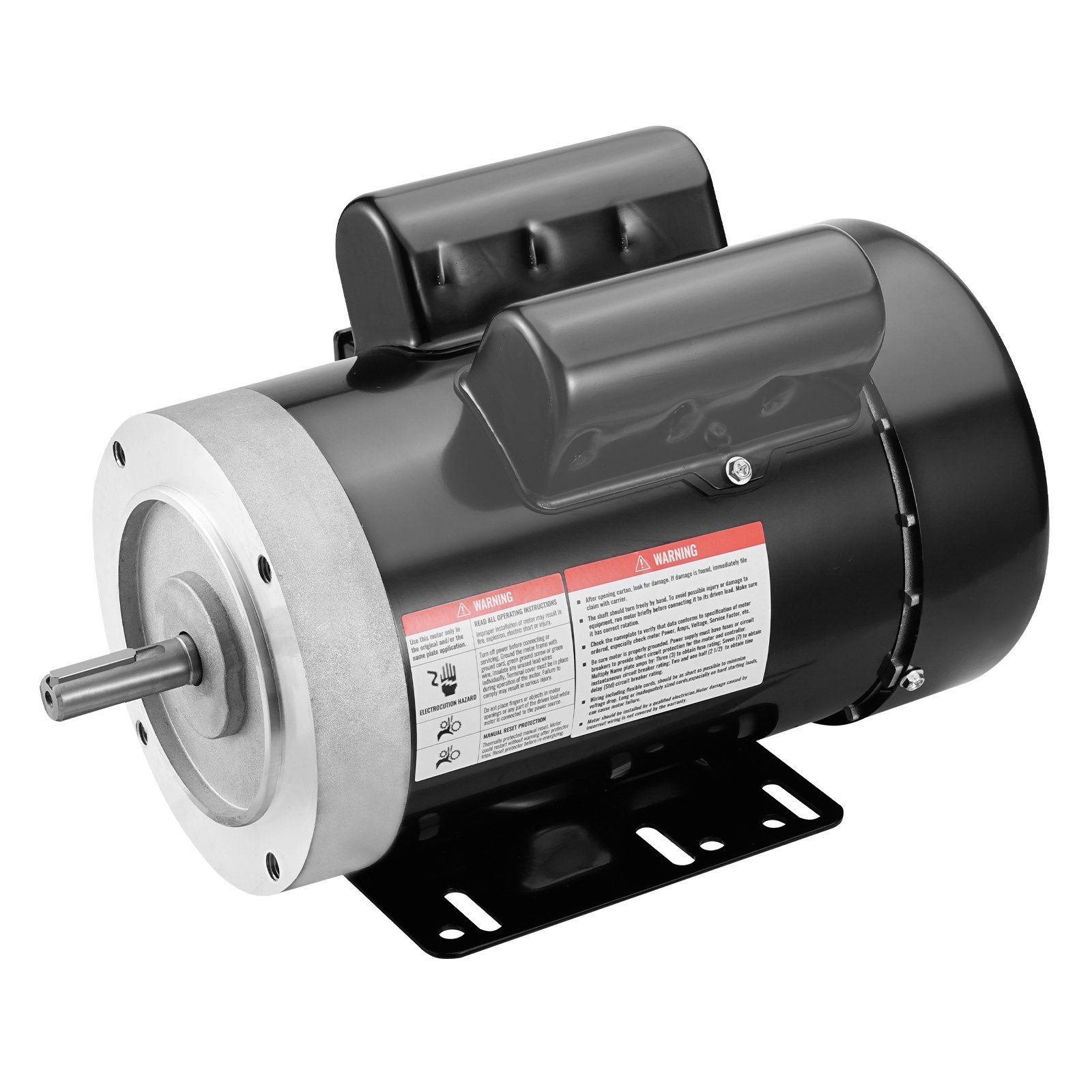 1.5HP 3450RPM AC Motor, 115V/230V 60Hz, 56C Frame, 5/8″ Keyed Shaft, CSA Tested
