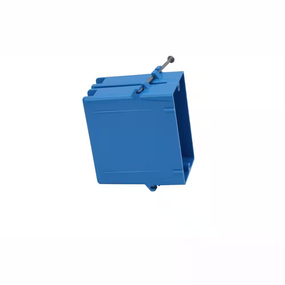 1-Gang 22 cu. in. New Work PVC Electrical Outlet Box
