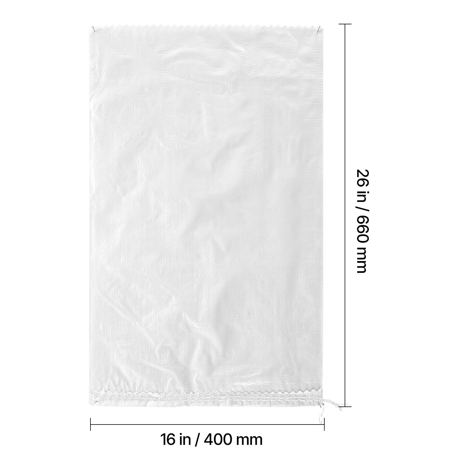 Uimoso Sandbags 50 100 200 300 500 1000 Pack 16″ x 26″ Durable Bag Capacity 50lb