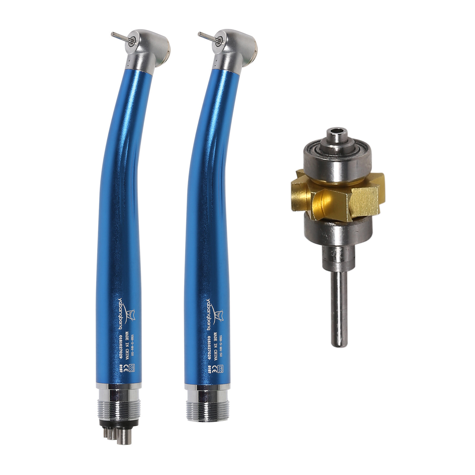 NSK Style Dental High Speed Handpiece 2/4Hole Air Turbine Yabangbang Blue