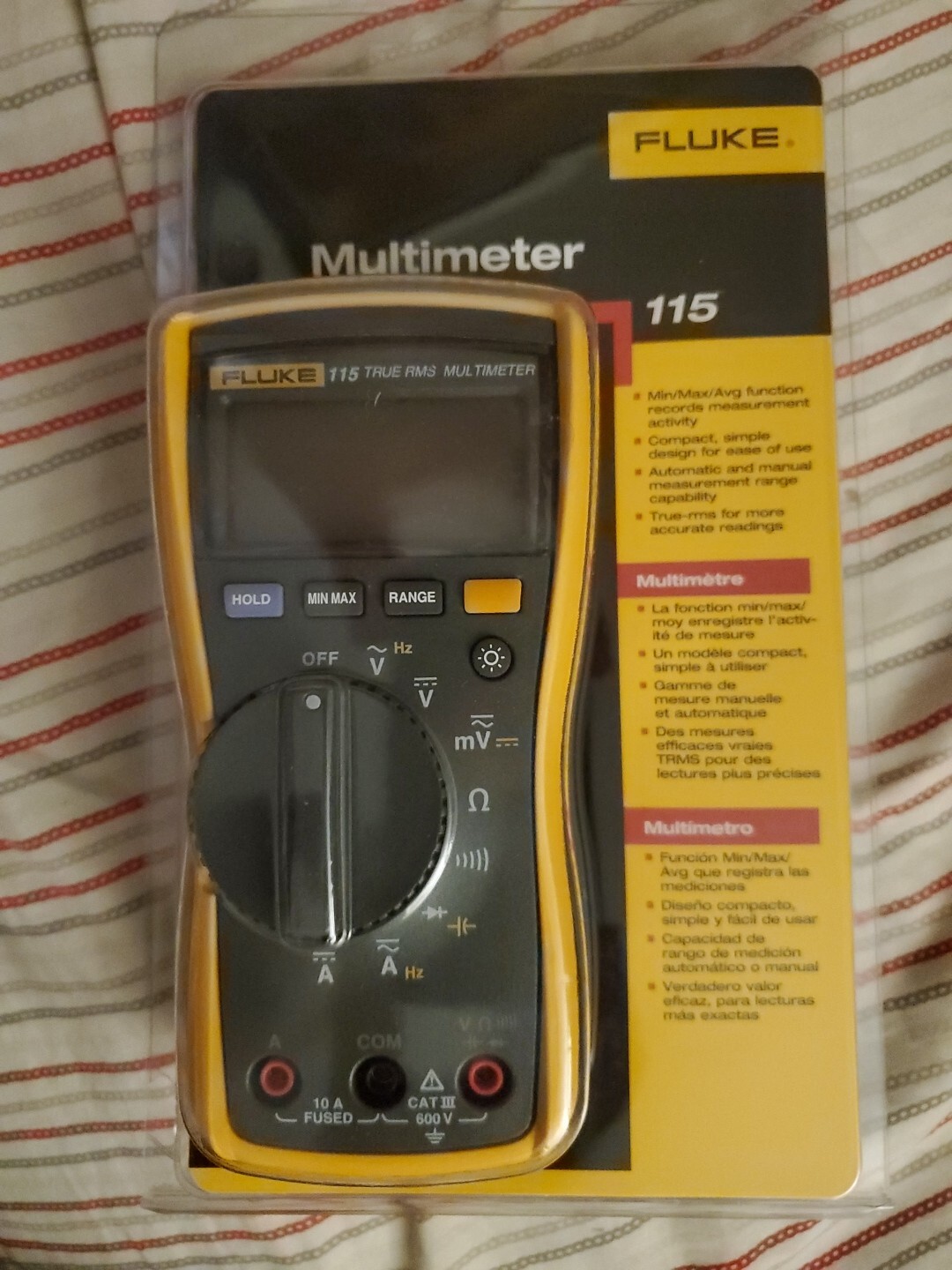 Fluke 115 Compact True-RMS Field Technicians Digital Multimeter