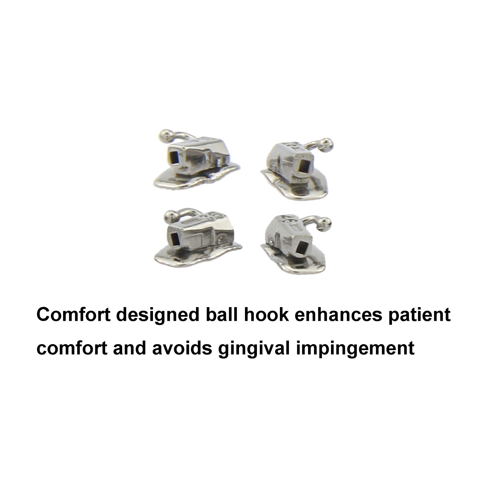 Dental Orthodontic Buccal Tubes 1st 2nd Molar Mini MBT Roth 022 Marked Laser
