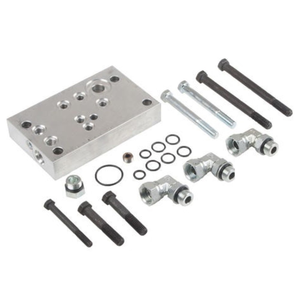 Fits Ford TRACTOR HV5902 New Hydraulic Valve Adapter Plate Kit w/ O-Rings NEW